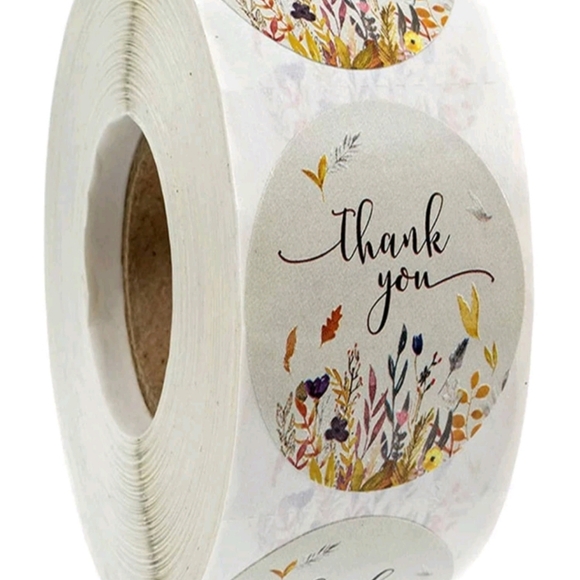 Other - 500 Thank You Sticker Roll